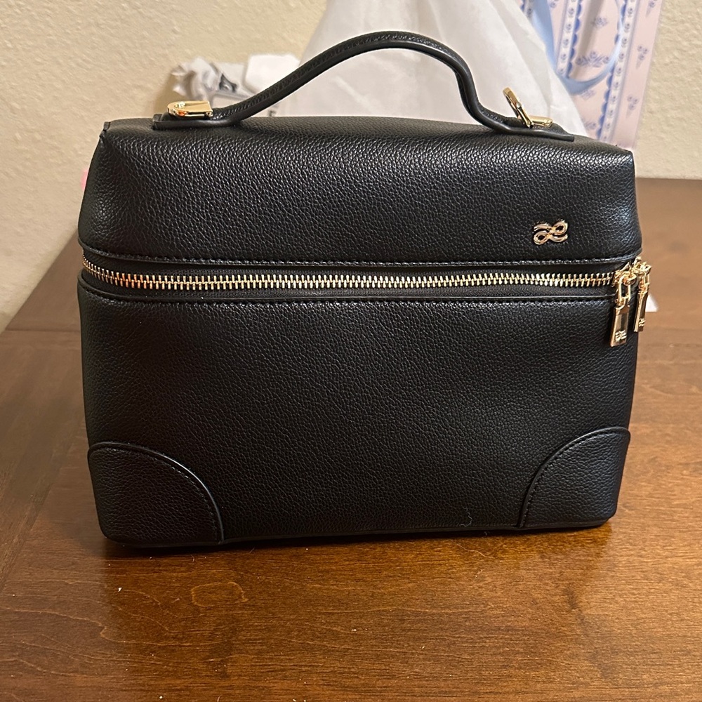 HOUSE OF LITTLE BUNNY Kate PU Black Handbag